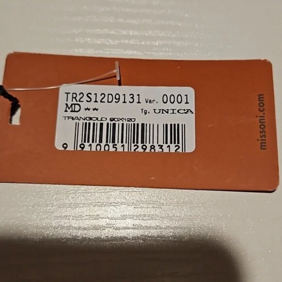 NWT Authentic Missoni colorful silk triangle scarf - Picture 5 of 10